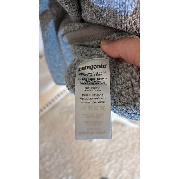 Patagonia Women's Size M Gray Half Zip Pullover w/ Zip Pocket Sleeve #0053 - Picture 6 of 6